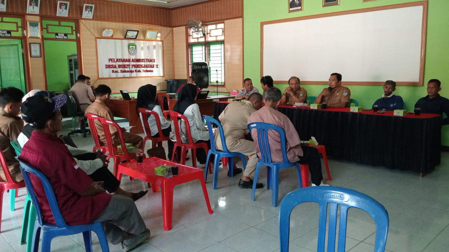 Adanya Kekosongan Perangkat Desa (Sekretaris Desa), Pemerintah Desa Bukit Peninjauan II melaksanakan Tes Penjaringan dan Penyaringan Perangkat Desa